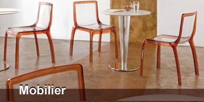 amenagement, mobilier et meuble pour la décoration : chaises et tables 